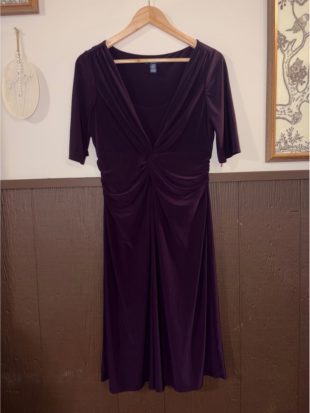 Chaps Purple Work Semi-Formal Dress